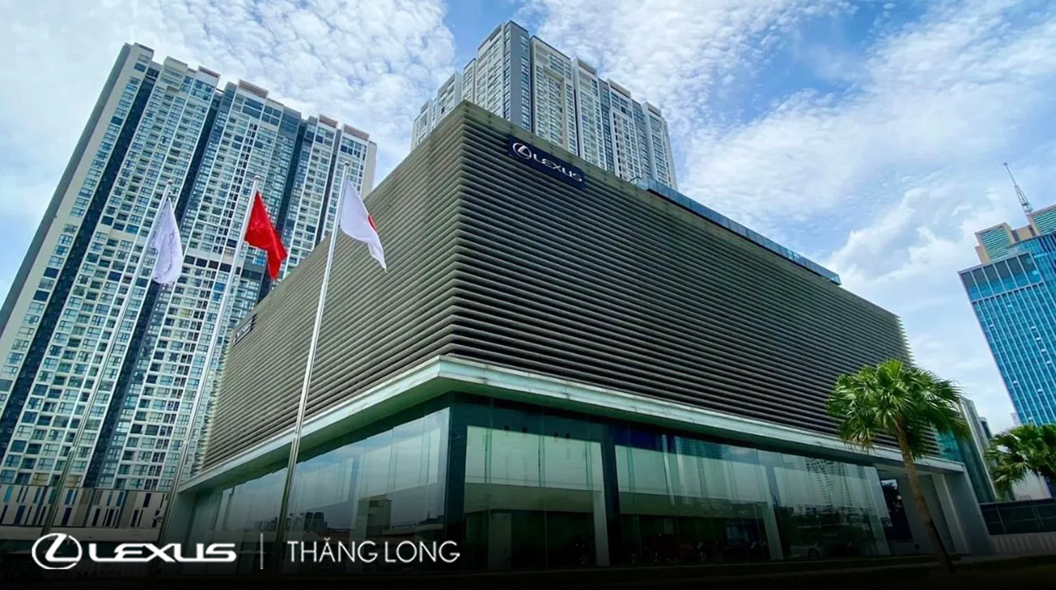 Mặt tiền showroom Lexus Thăng Long tại Hà Nội