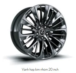 Vành nhôm 20 inch — LS 500h