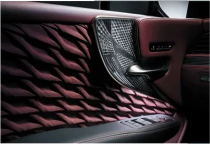 Lexus LS — ốp cửa xếp nếp thủ công