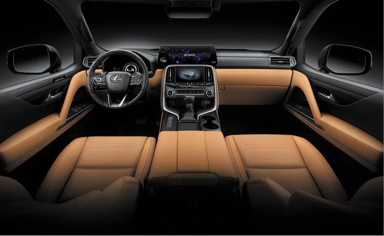 Khoang lái da bò Lexus LX 600
