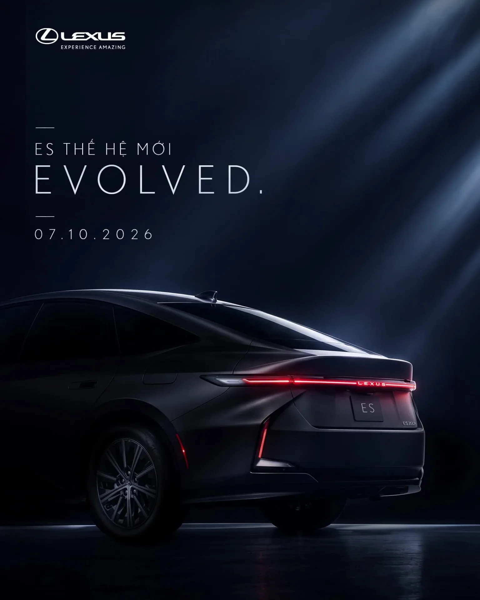 2 ngày nữa ,Lexus Es2026 sẽ chính thức ra mắt tại Việt Nam